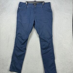 Vertx Mens Technical Hiking Pants 40X36 Blue Flat Front Chino 5 Pocket Outdoor